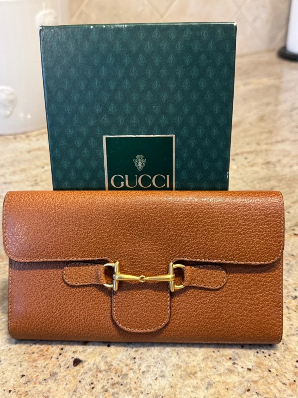GUCCI HORSEBIT CONTINENTAL WALLET - Picture 5 of 14